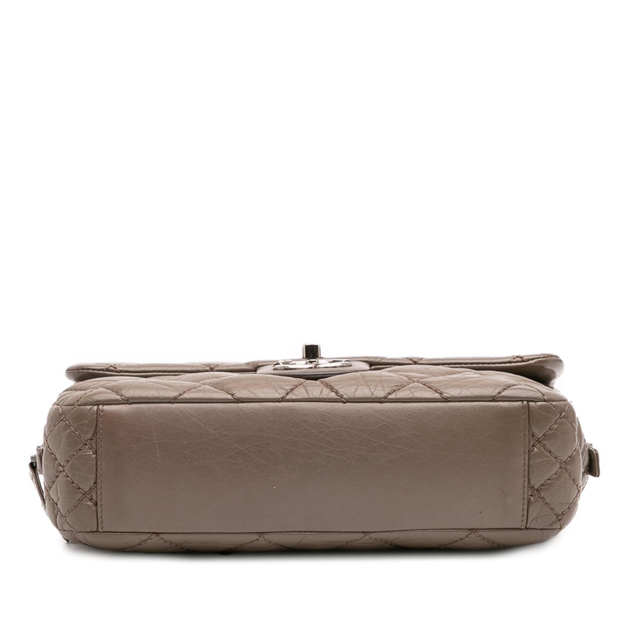 Chanel Medium Quilted Aged Calfskin Portobello Flap