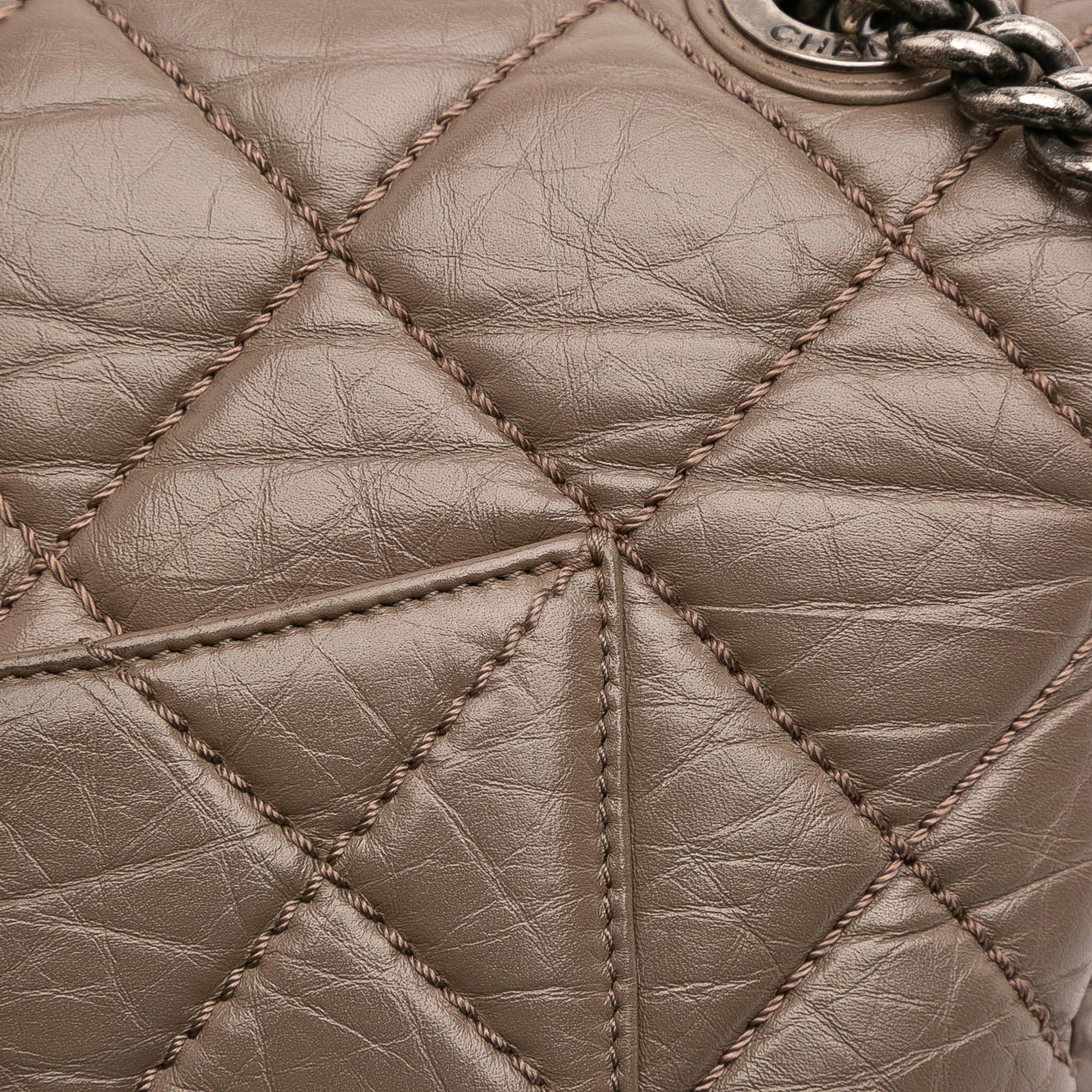 Chanel Medium Quilted Aged Calfskin Portobello Flap