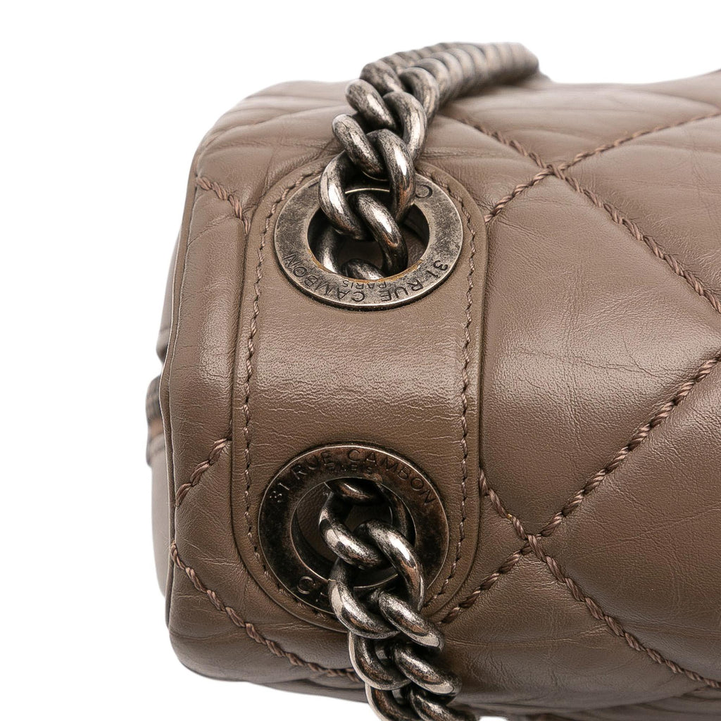 Chanel Medium Quilted Aged Calfskin Portobello Flap