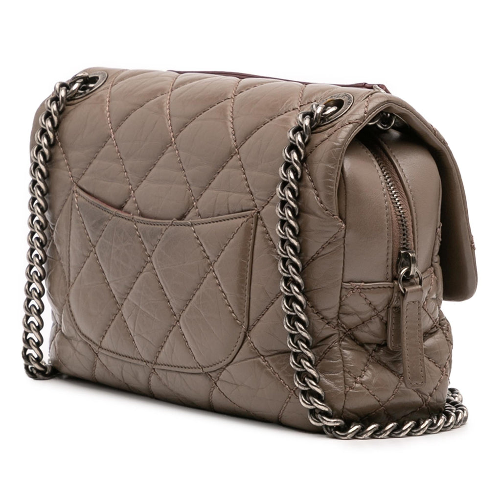 Chanel Medium Quilted Aged Calfskin Portobello Flap