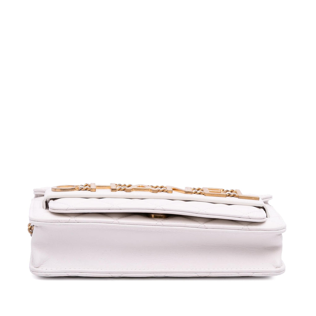 Chanel Medium Quilted Calfskin Enchained Flap
