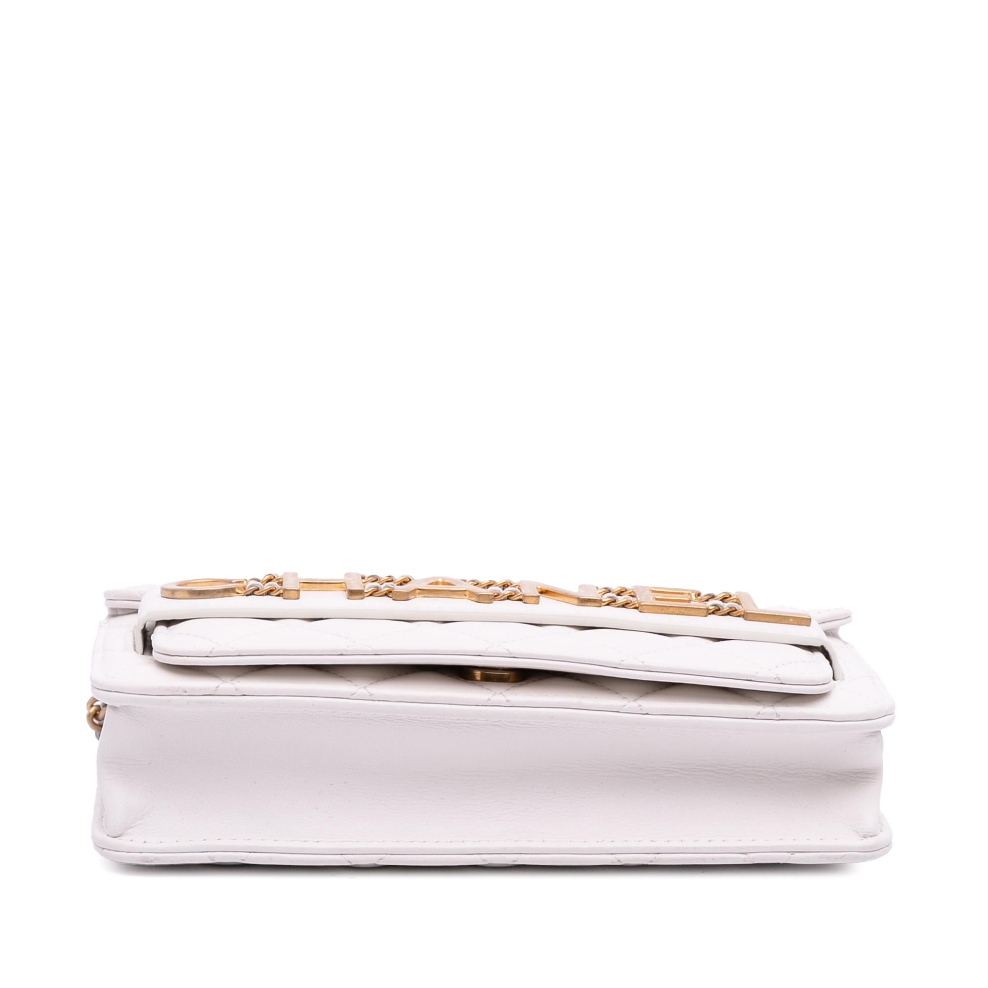 Chanel Medium Quilted Calfskin Enchained Flap