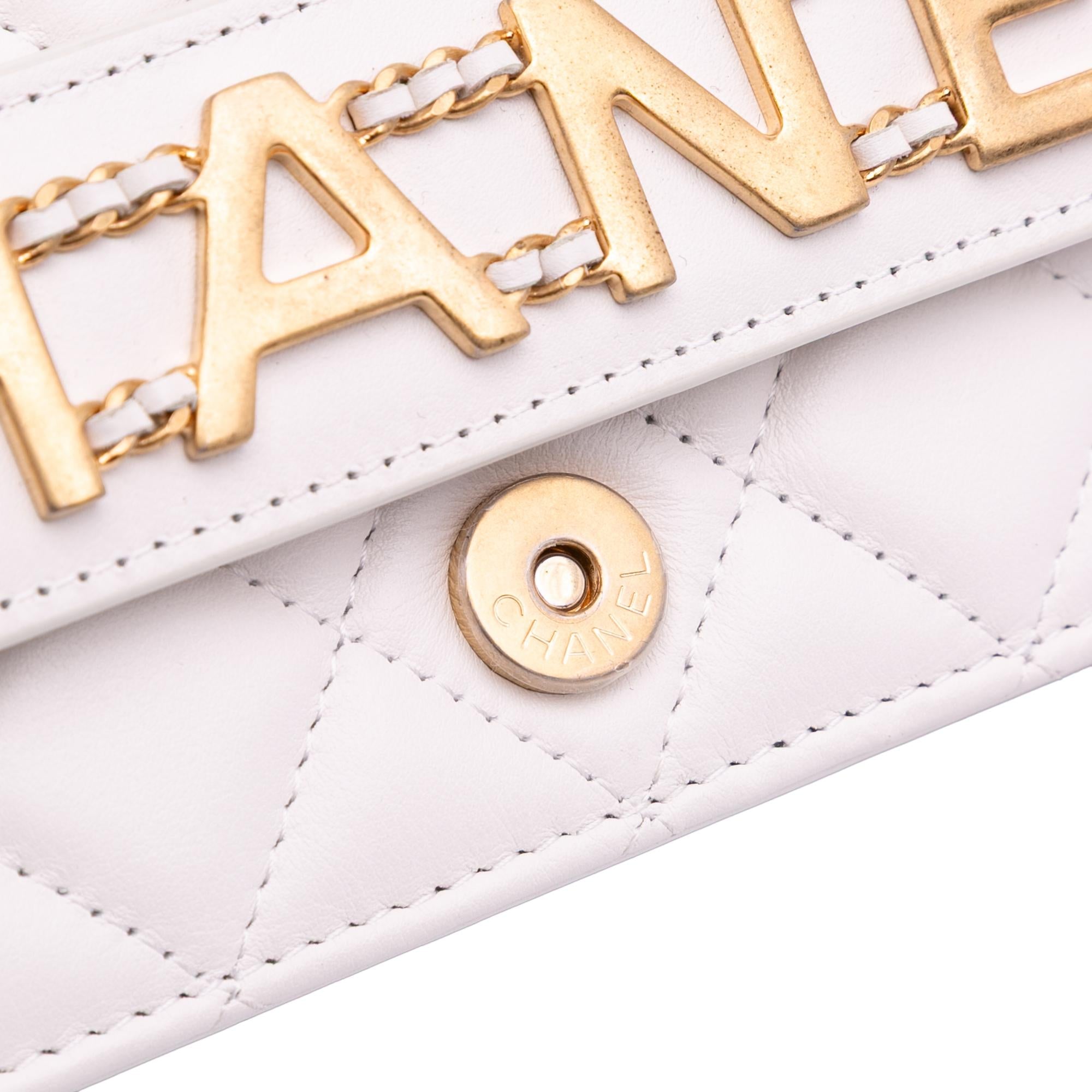 Chanel Medium Quilted Calfskin Enchained Flap
