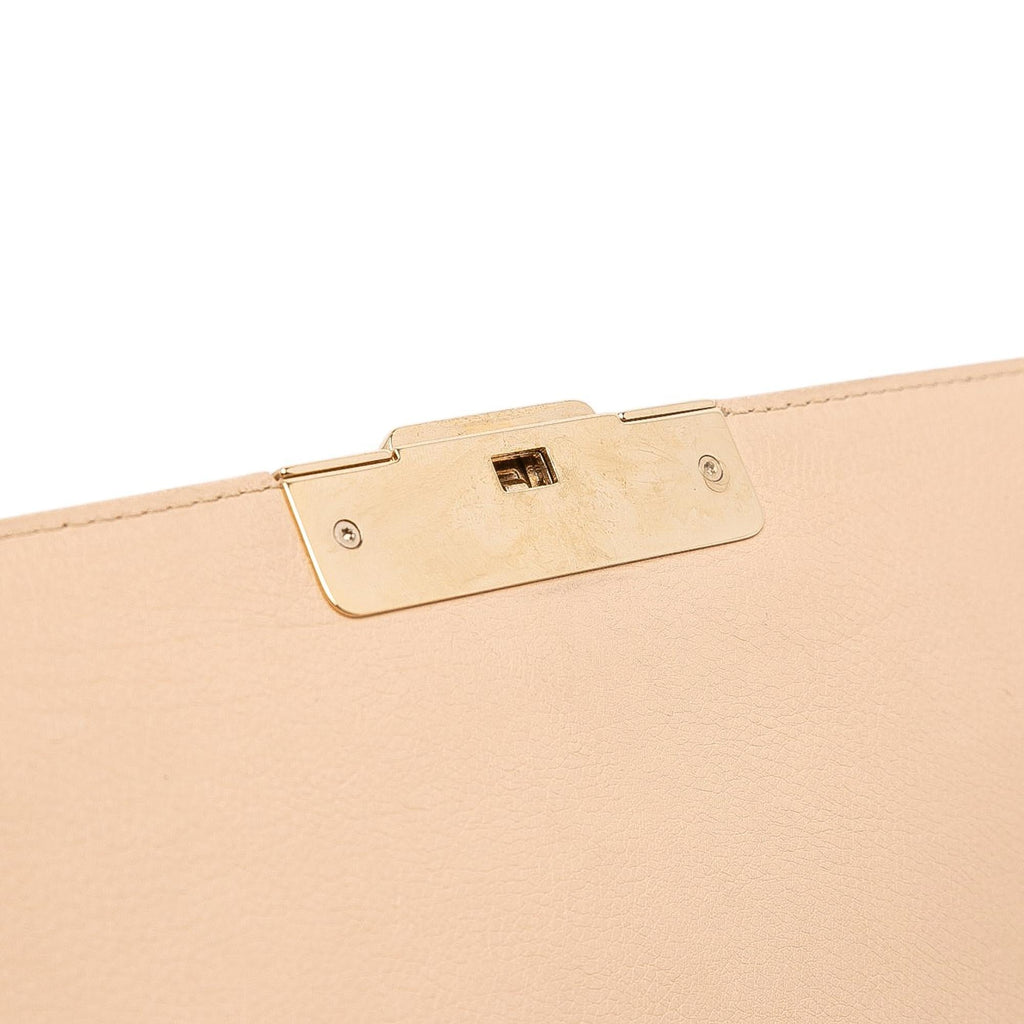 Chanel Medium Quilted Calfskin Label Click Flap