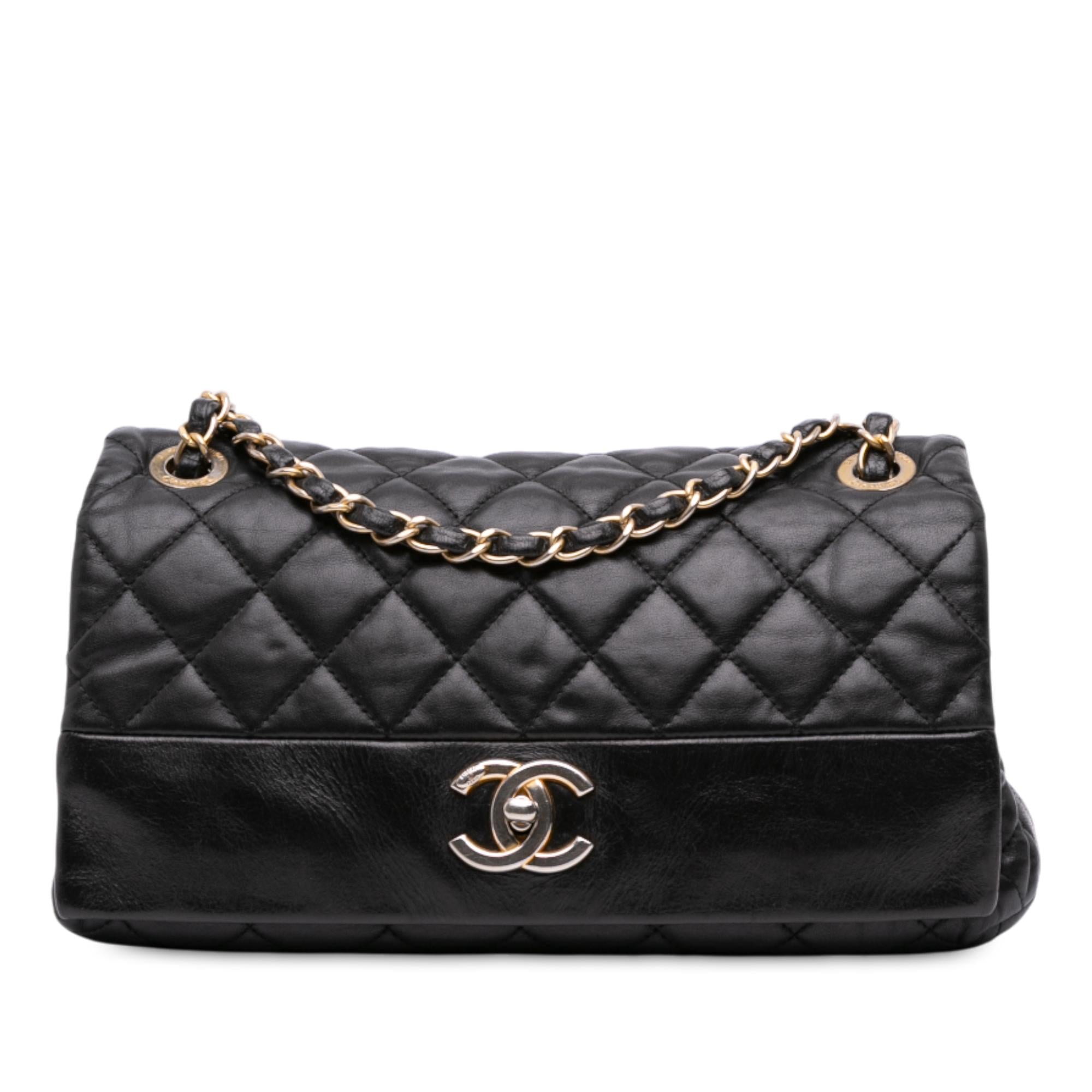 Chanel Medium Quilted Calfskin Soft Elegance Flap