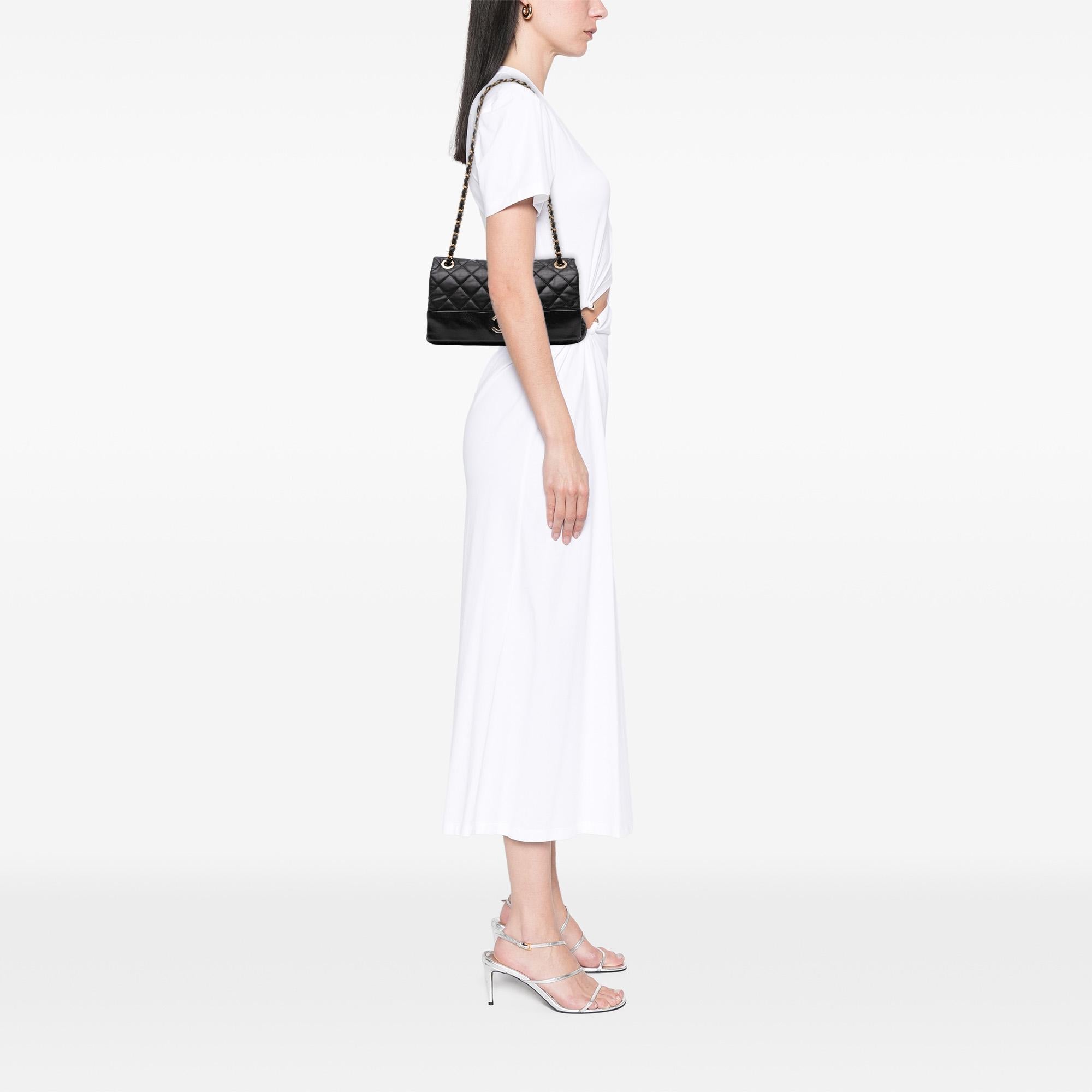 Chanel Medium Quilted Calfskin Soft Elegance Flap