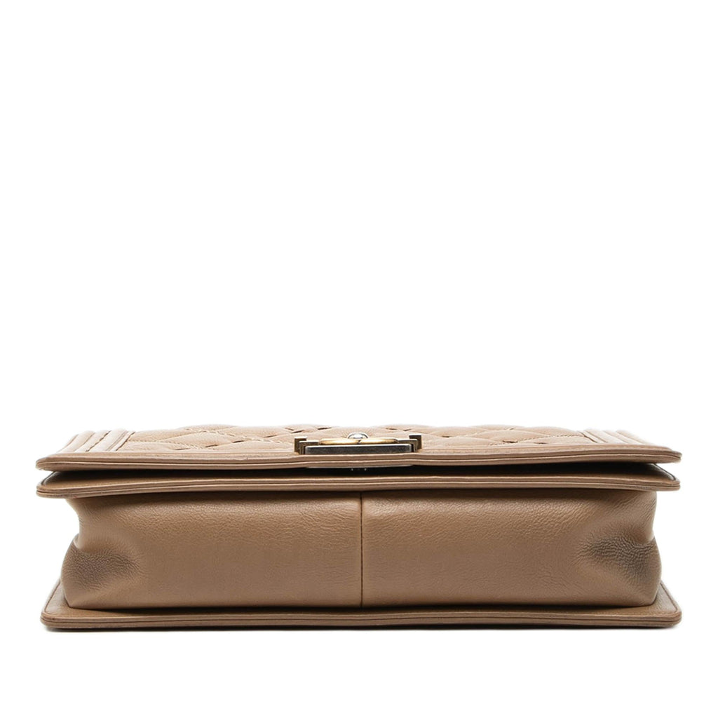 Chanel Medium Quilted Calfskin Wild Stitch Boy Flap