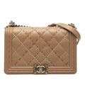 Chanel Medium Quilted Calfskin Wild Stitch Boy Flap