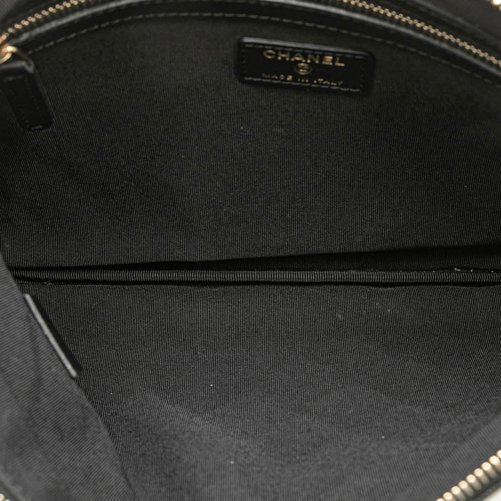 Chanel Medium Quilted Caviar Boy O Case Clutch