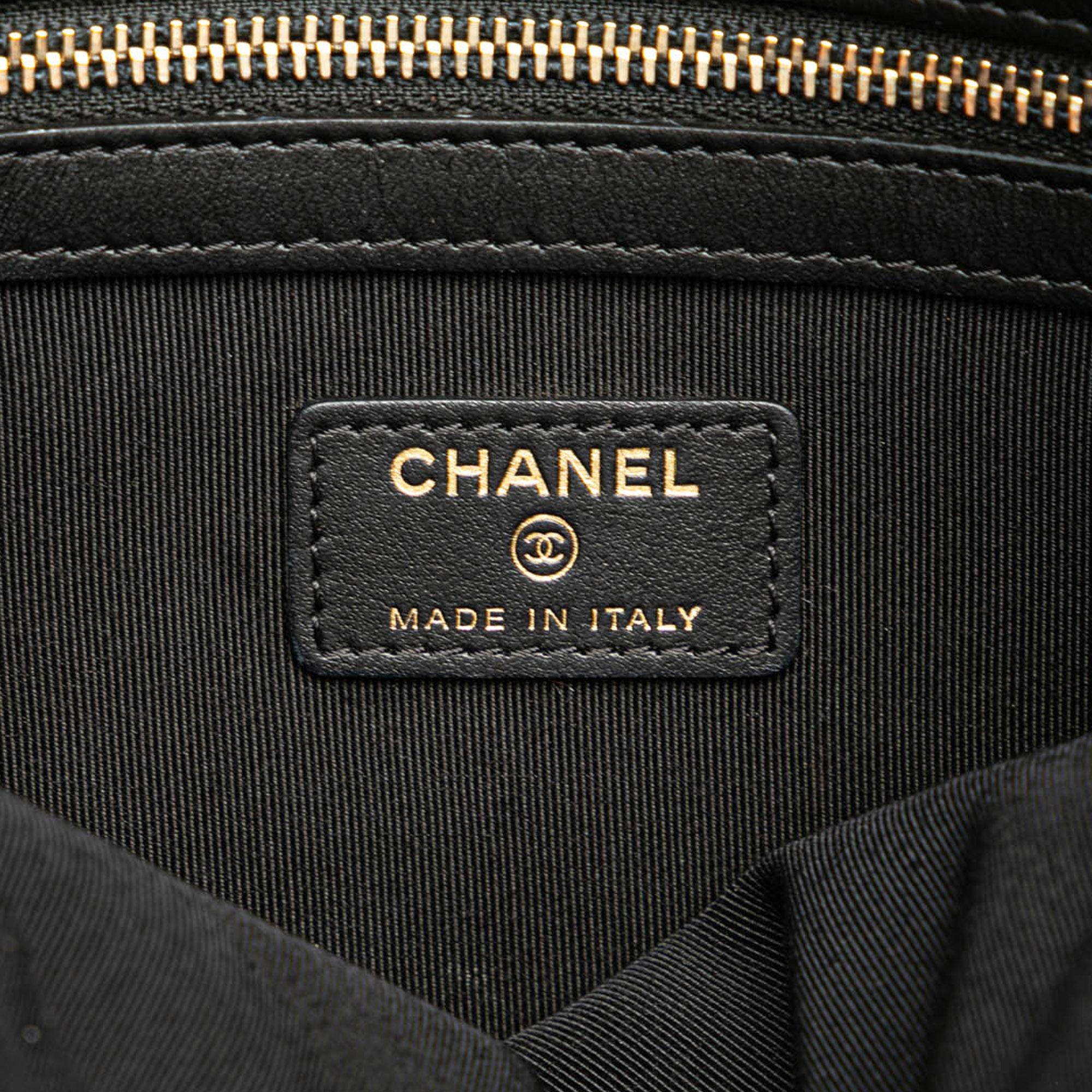 Chanel Medium Quilted Caviar Boy O Case Clutch