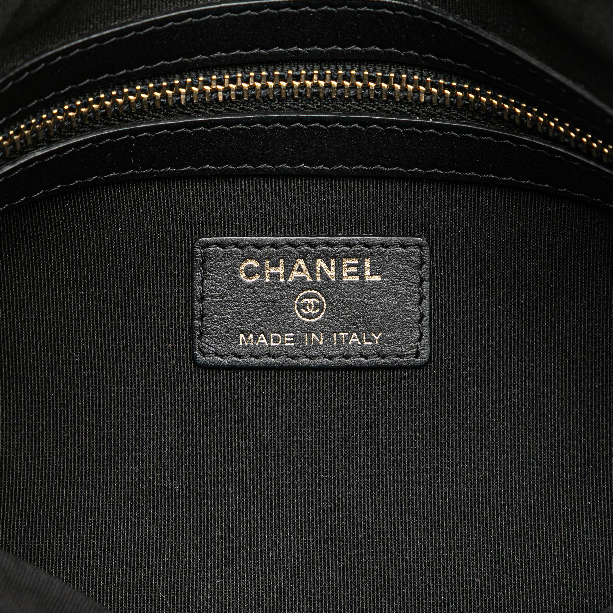 Chanel Medium Quilted Caviar Boy O Case Clutch