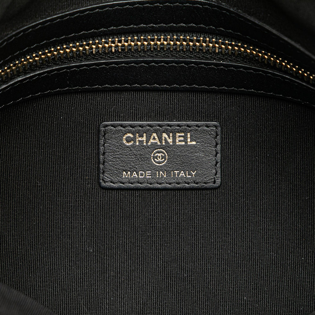 Chanel Medium Quilted Caviar Boy O Case Clutch