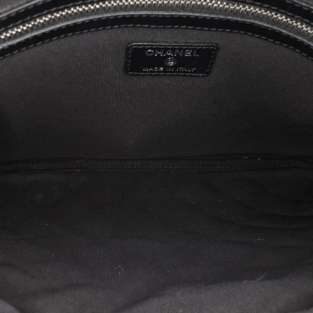 Chanel Medium Quilted Caviar Boy O Case Clutch