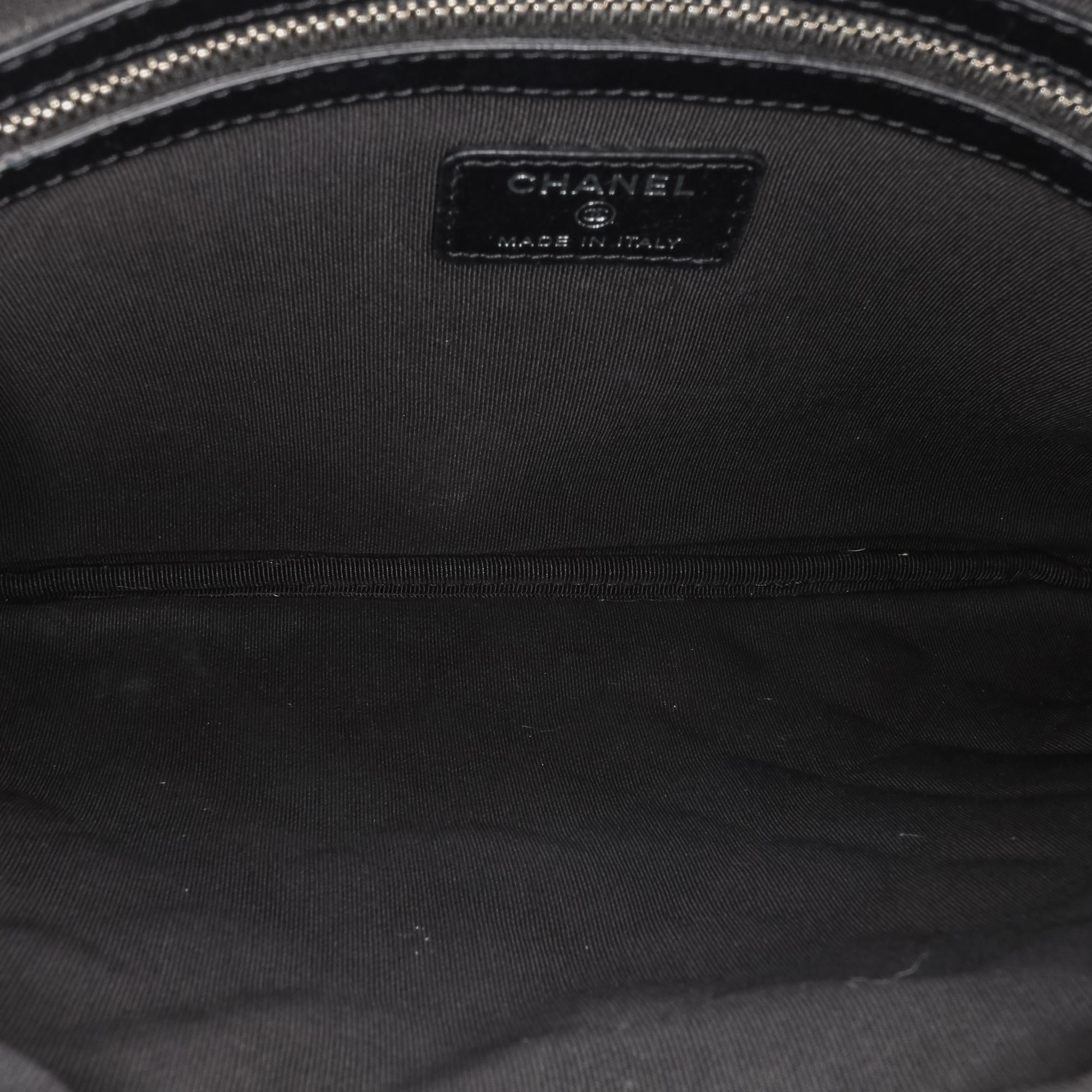 Chanel Medium Quilted Caviar Boy O Case Clutch