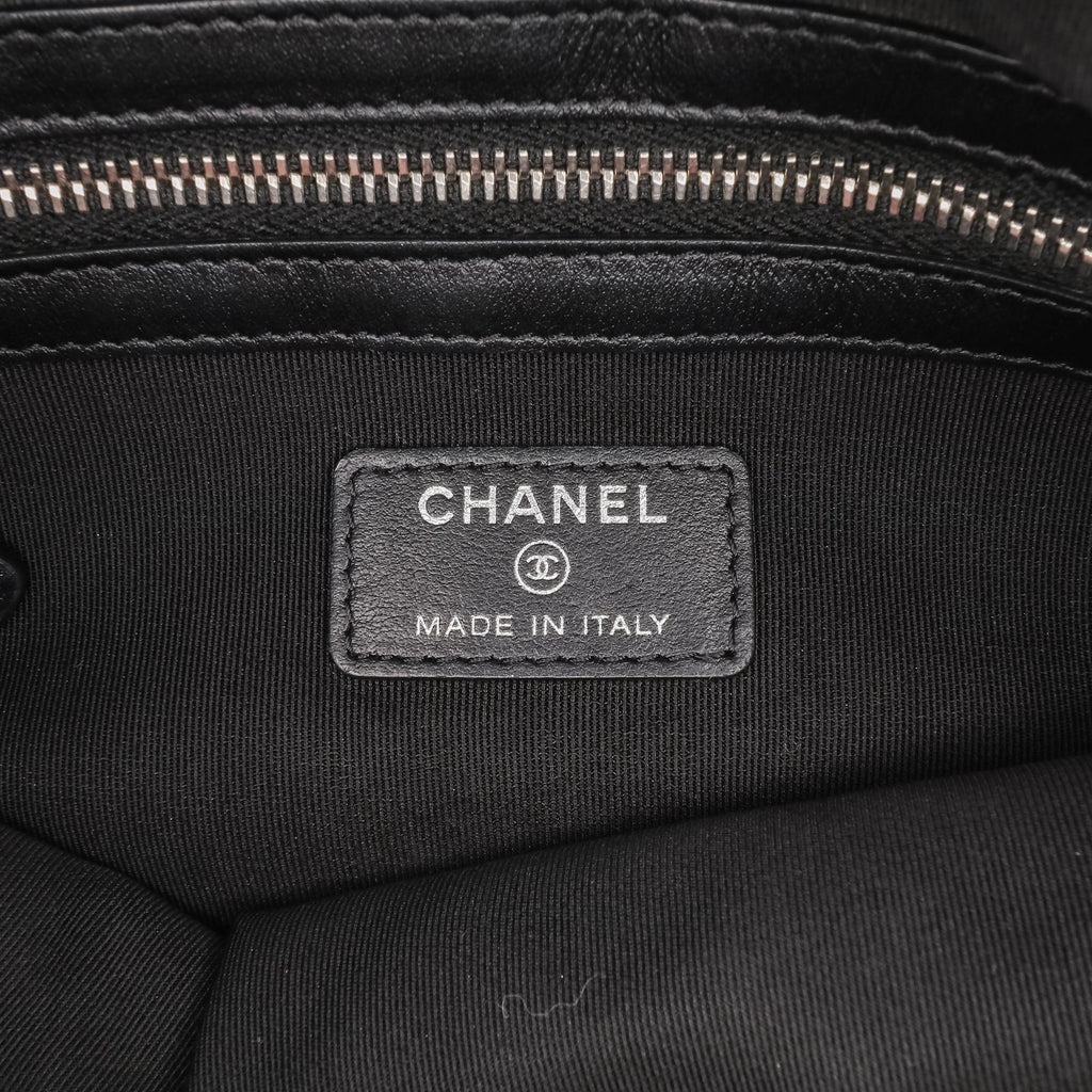 Chanel Medium Quilted Caviar Boy O Case Clutch