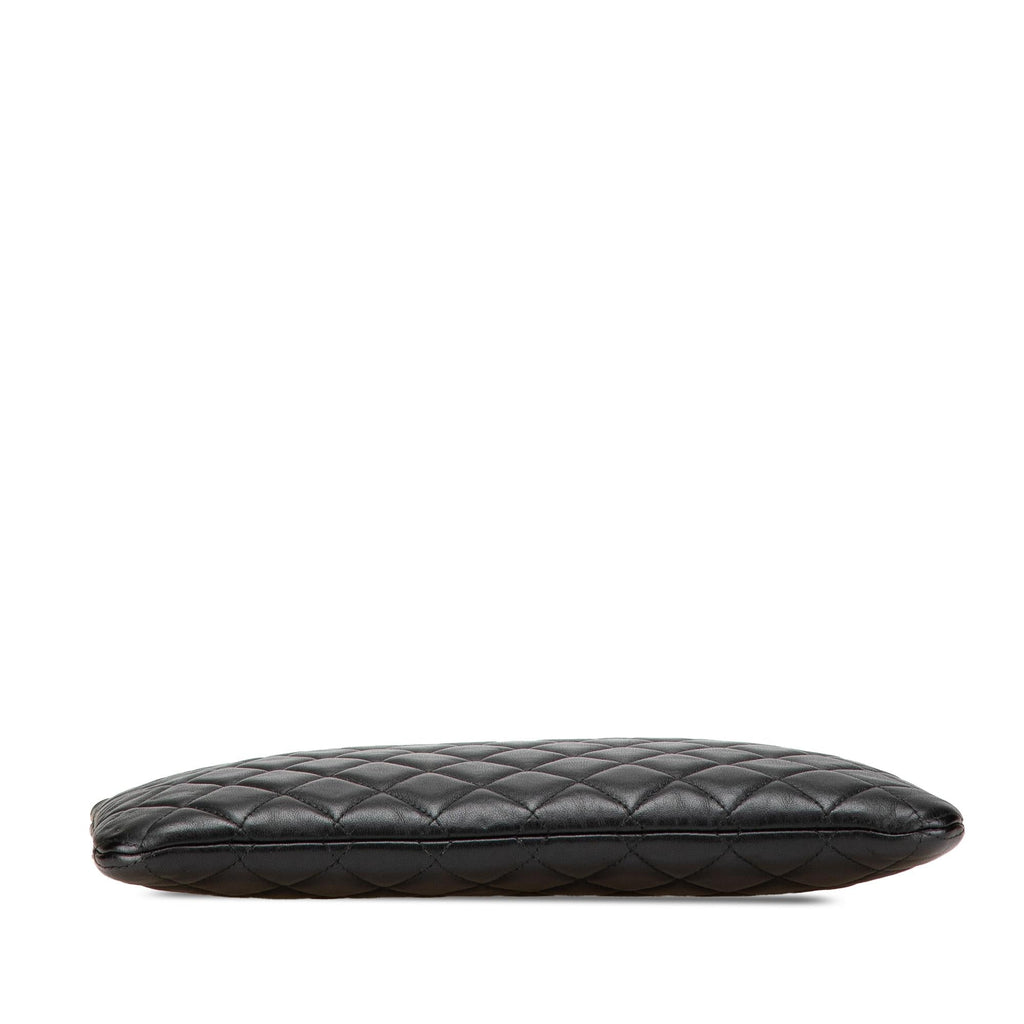 Chanel Medium Quilted Caviar Boy O Case Clutch