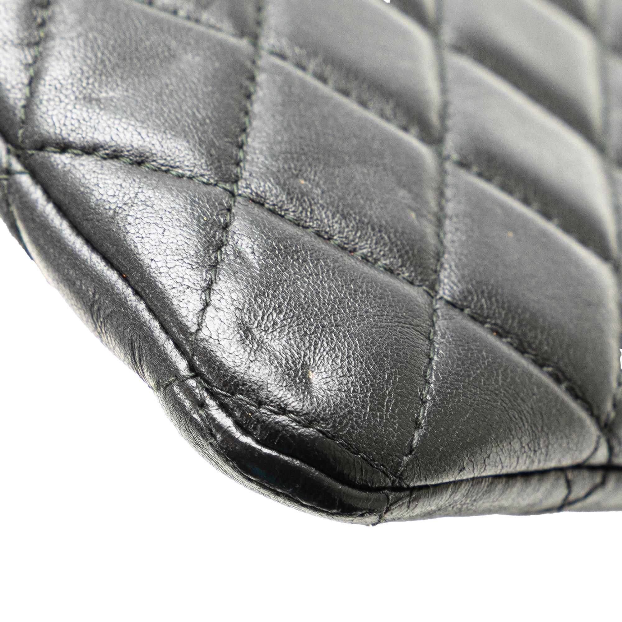 Chanel Medium Quilted Caviar Boy O Case Clutch