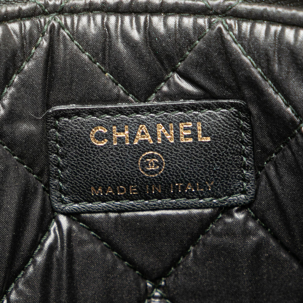 Chanel Medium Quilted Caviar Boy O Case Clutch