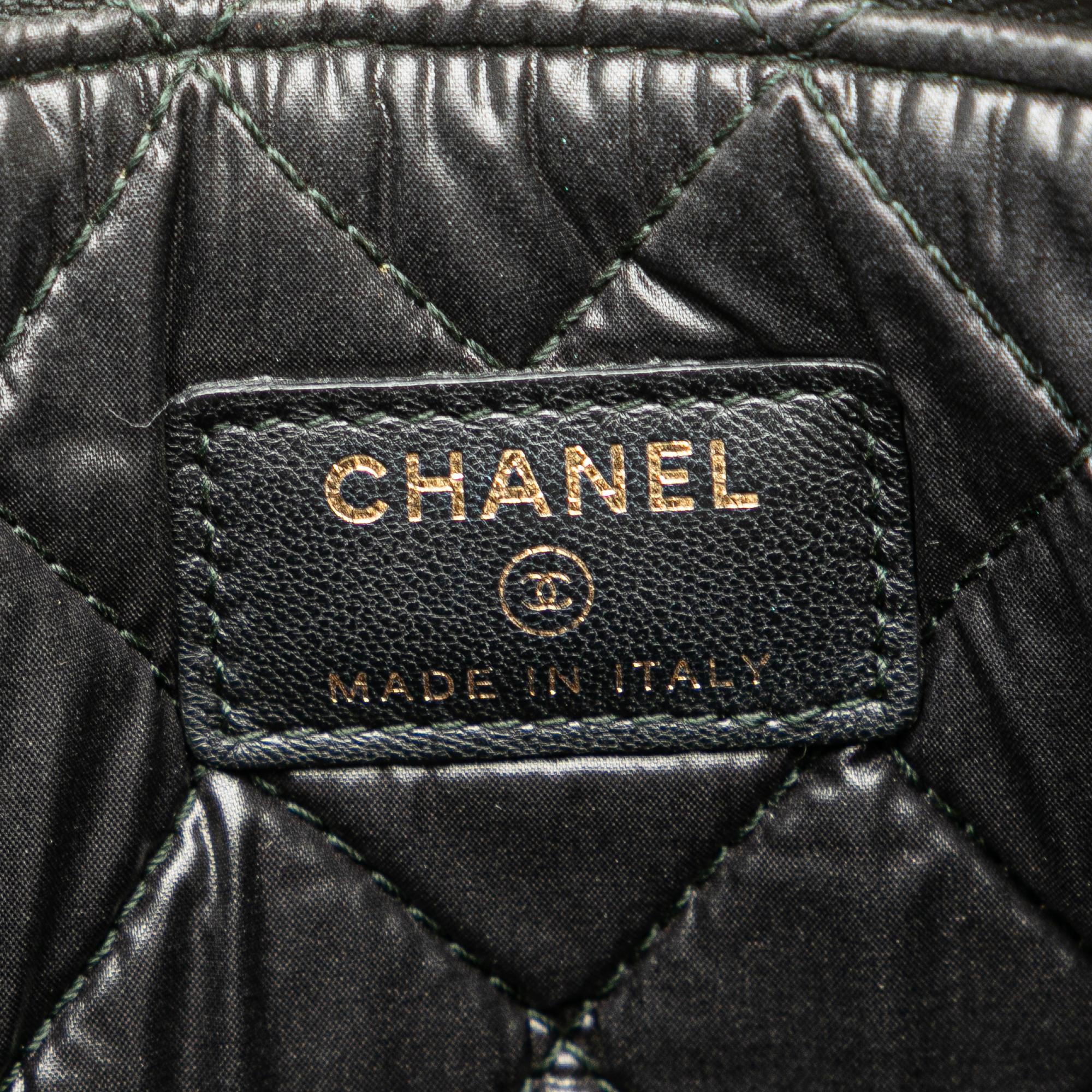 Chanel Medium Quilted Caviar Boy O Case Clutch