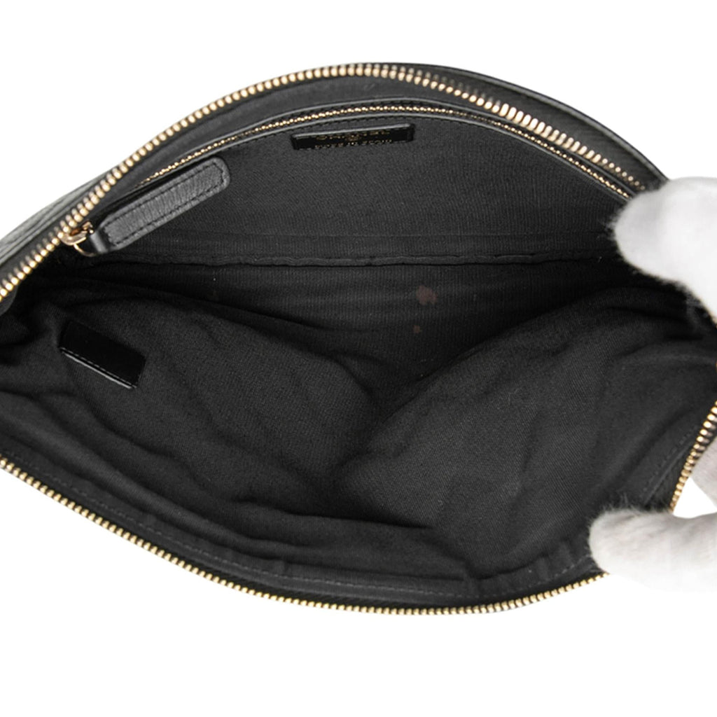 Chanel Medium Quilted Caviar Boy O Case Clutch