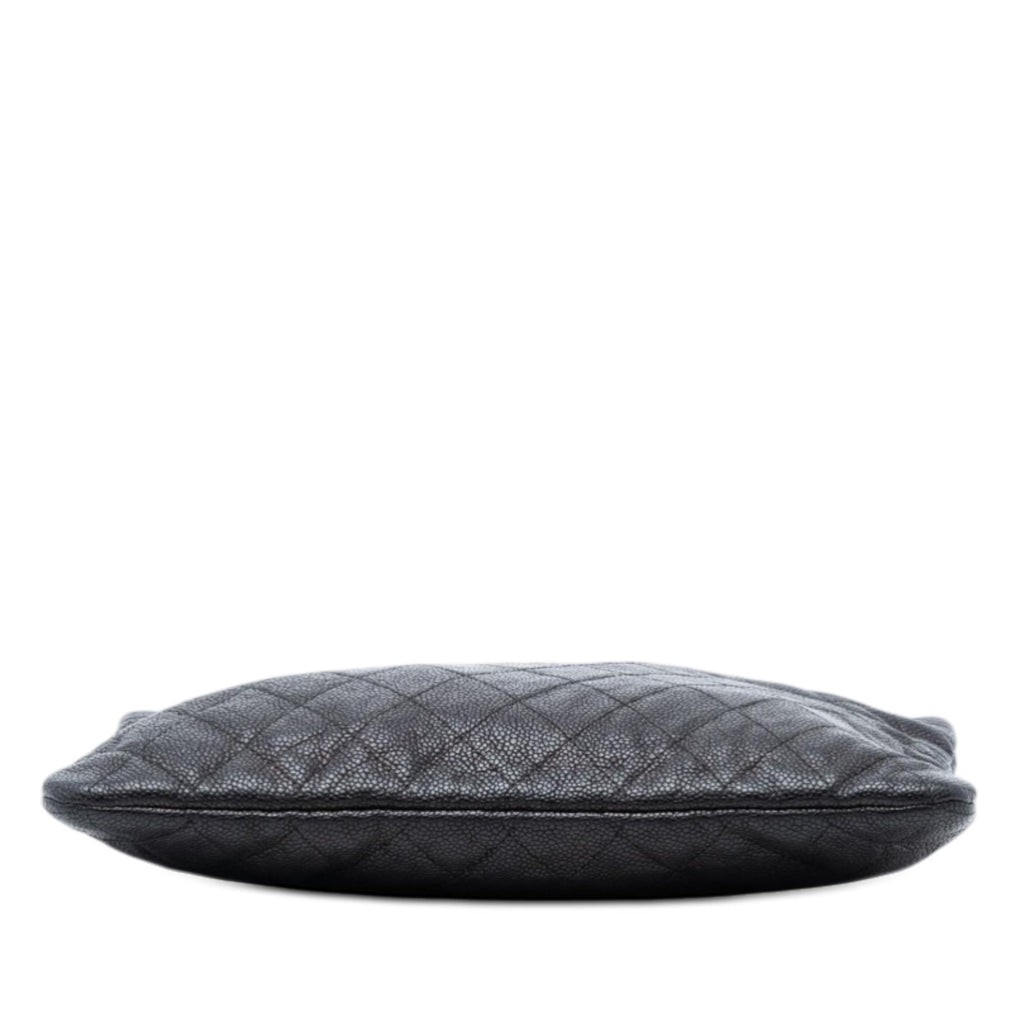 Chanel Medium Quilted Caviar Boy O Case Clutch