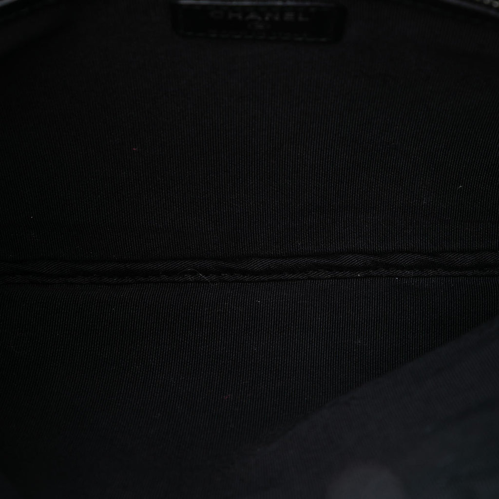 Chanel Medium Quilted Caviar Boy O Case Clutch