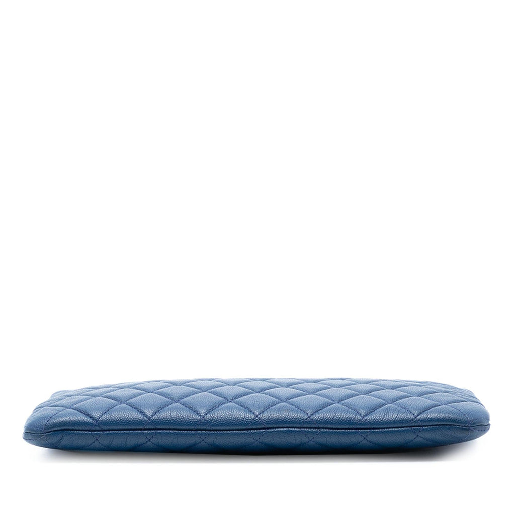 Chanel Medium Quilted Caviar Boy O Case Clutch