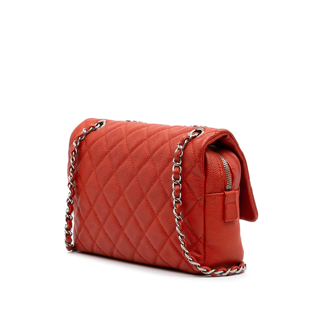 Chanel Medium Quilted Caviar Easy Flap
