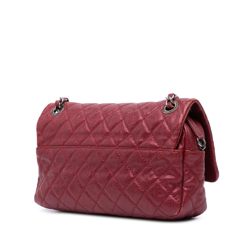 Chanel Medium Quilted Caviar Easy Flap