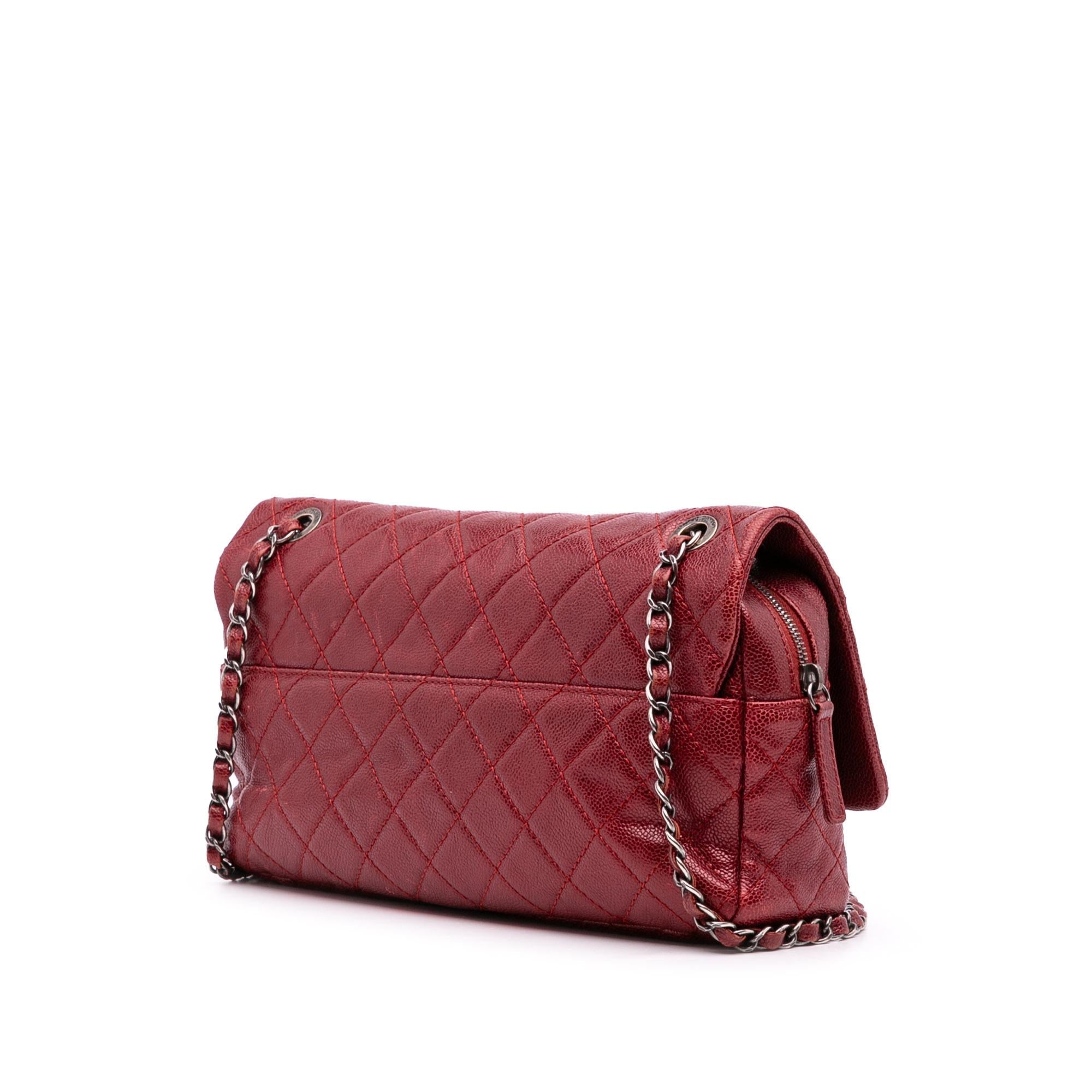 Chanel Medium Quilted Caviar Easy Flap