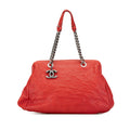 Chanel Medium Quilted Caviar Frame Tote