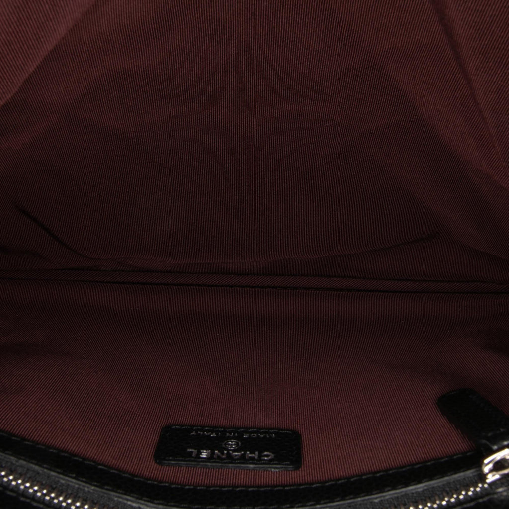 Chanel Medium Quilted Caviar O Case Clutch