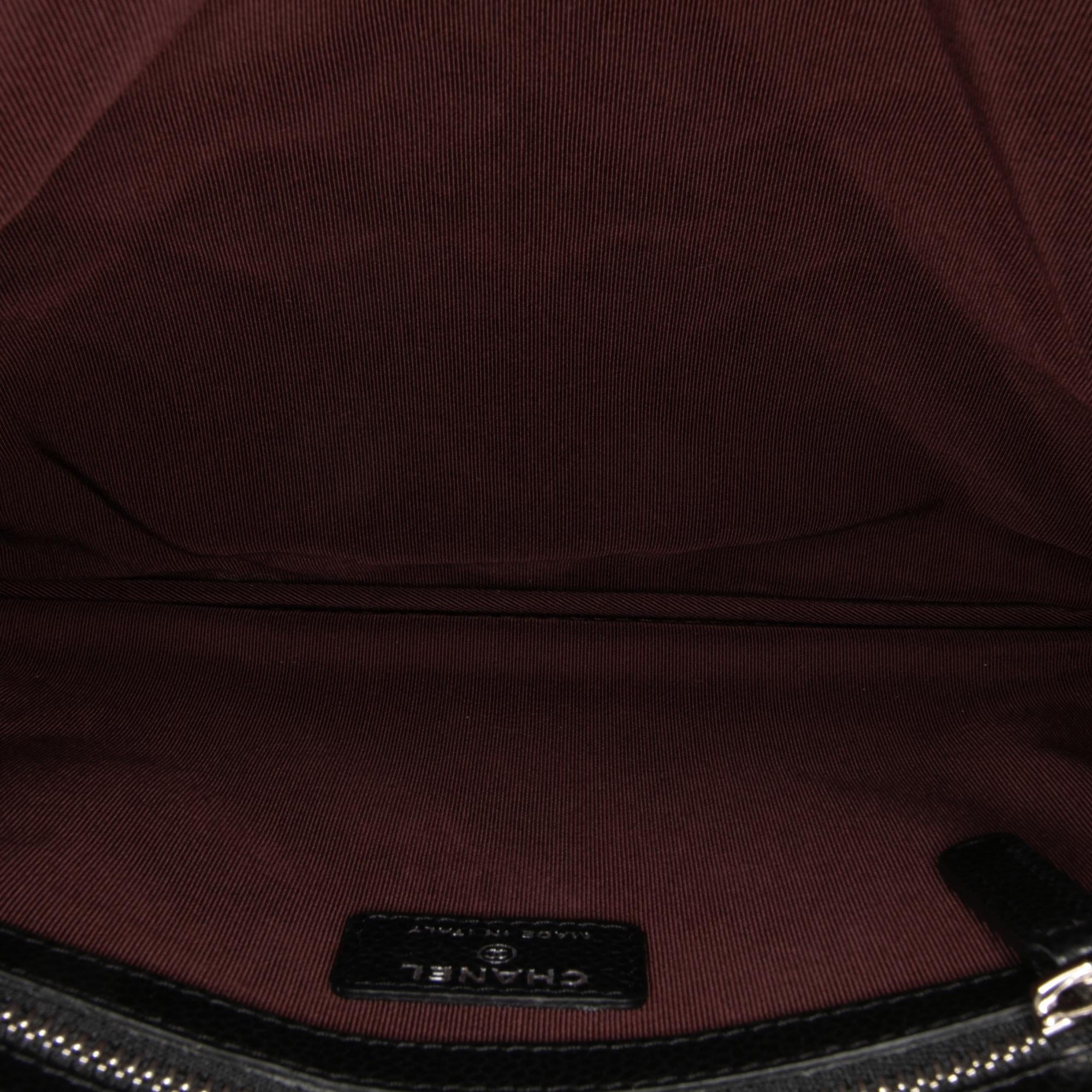 Chanel Medium Quilted Caviar O Case Clutch