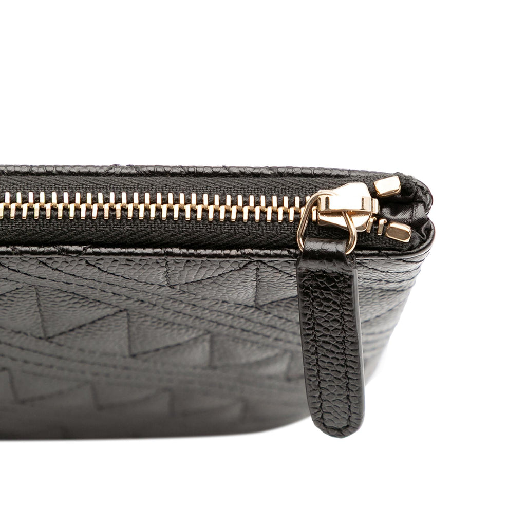 Chanel Medium Quilted Caviar O Case Clutch