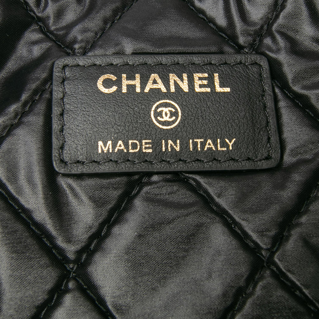 Chanel Medium Quilted Caviar O Case Clutch