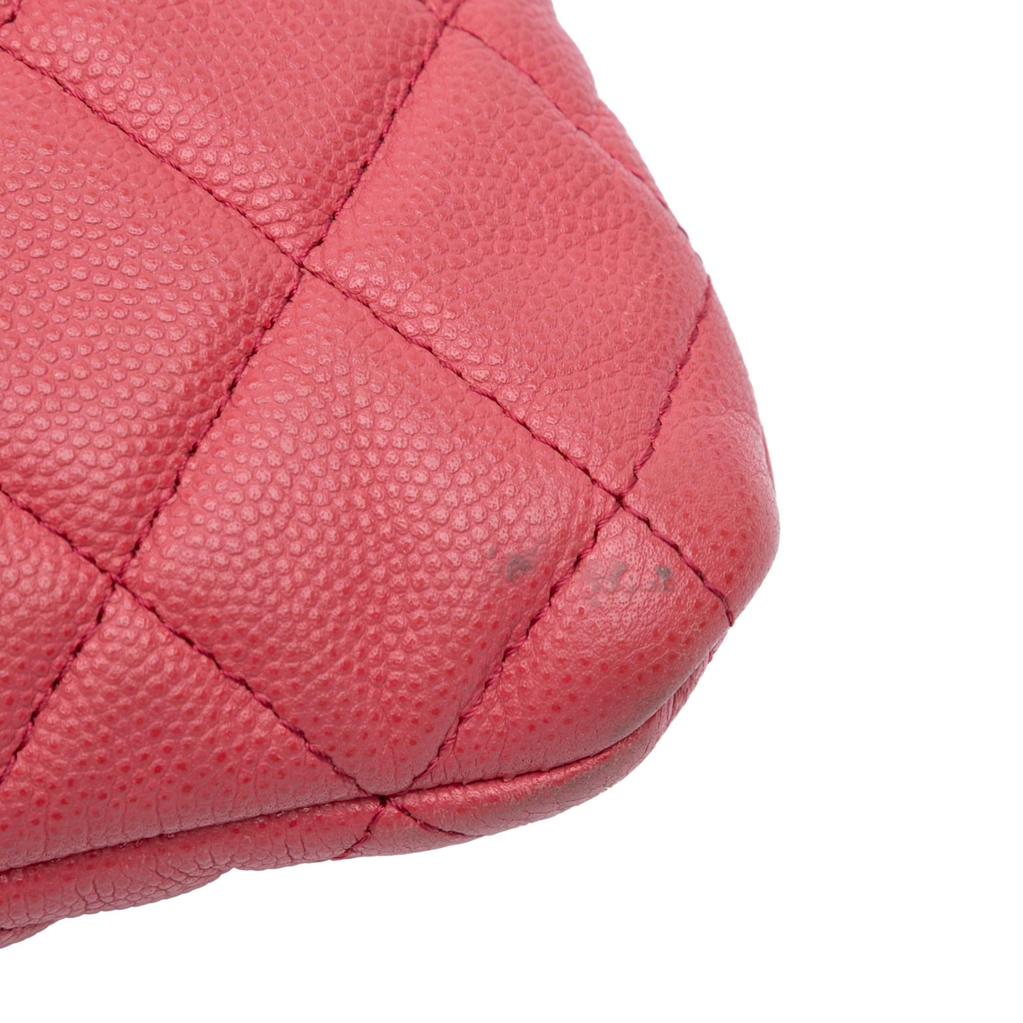 Chanel Medium Quilted Caviar O Case Clutch
