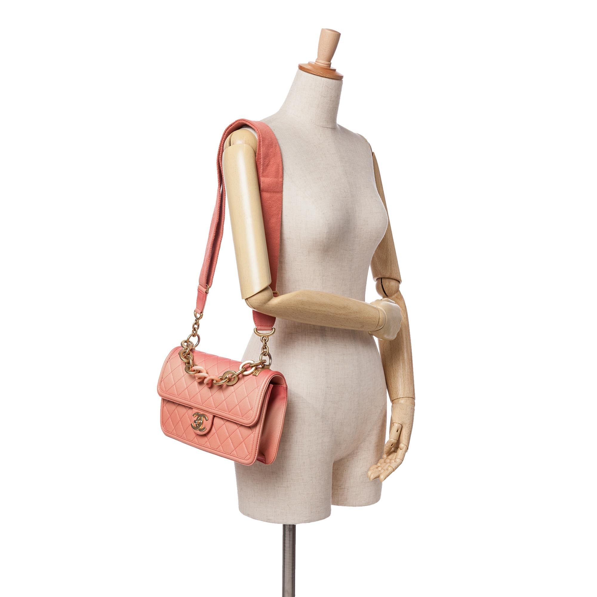 Chanel Medium Quilted Caviar Sunset On The Sea Flap