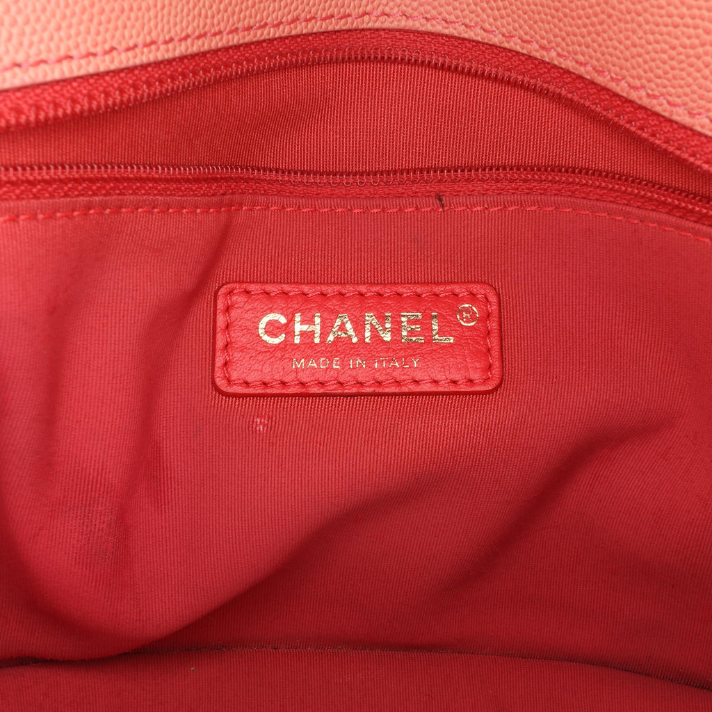 Chanel Medium Quilted Caviar Sunset On The Sea Flap