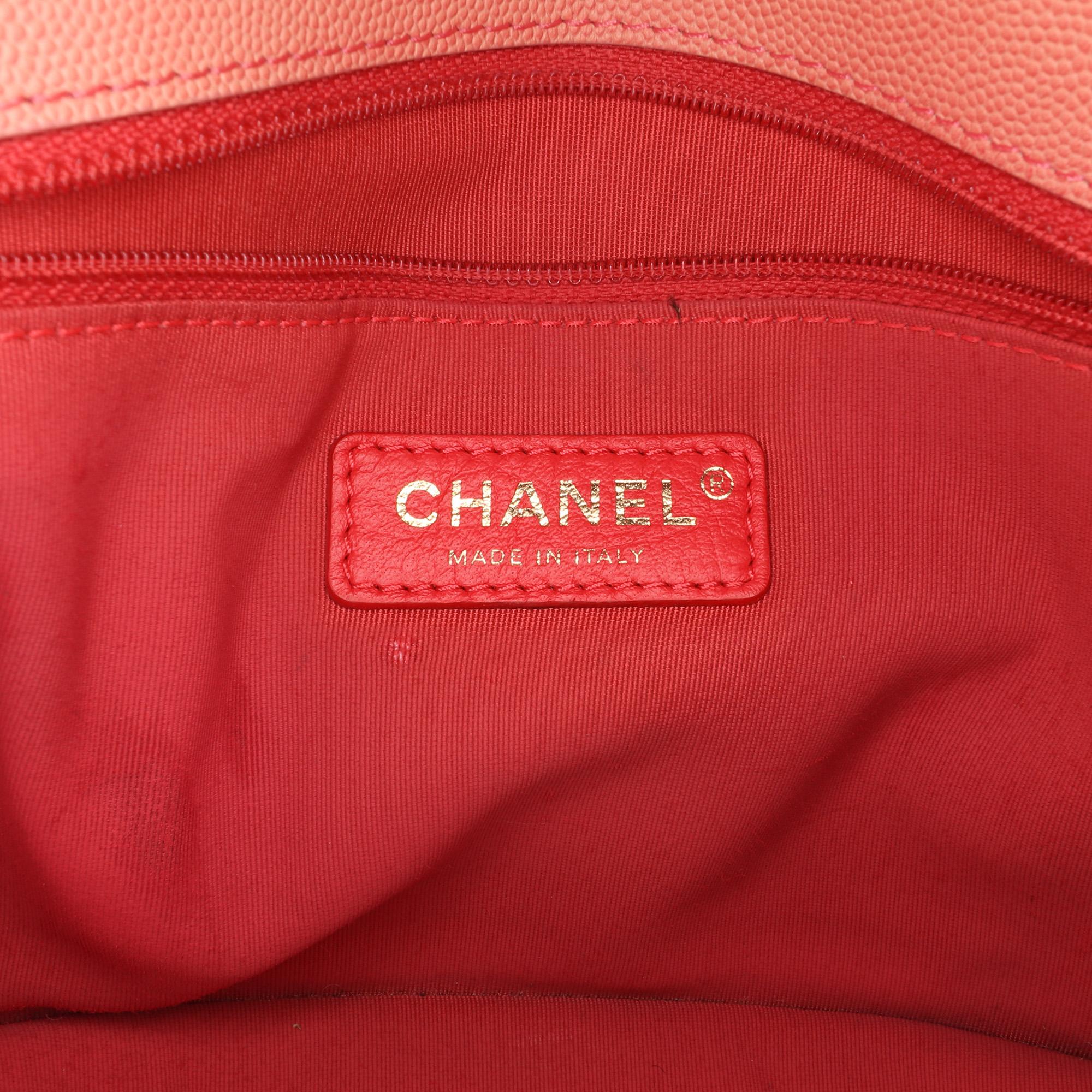 Chanel Medium Quilted Caviar Sunset On The Sea Flap