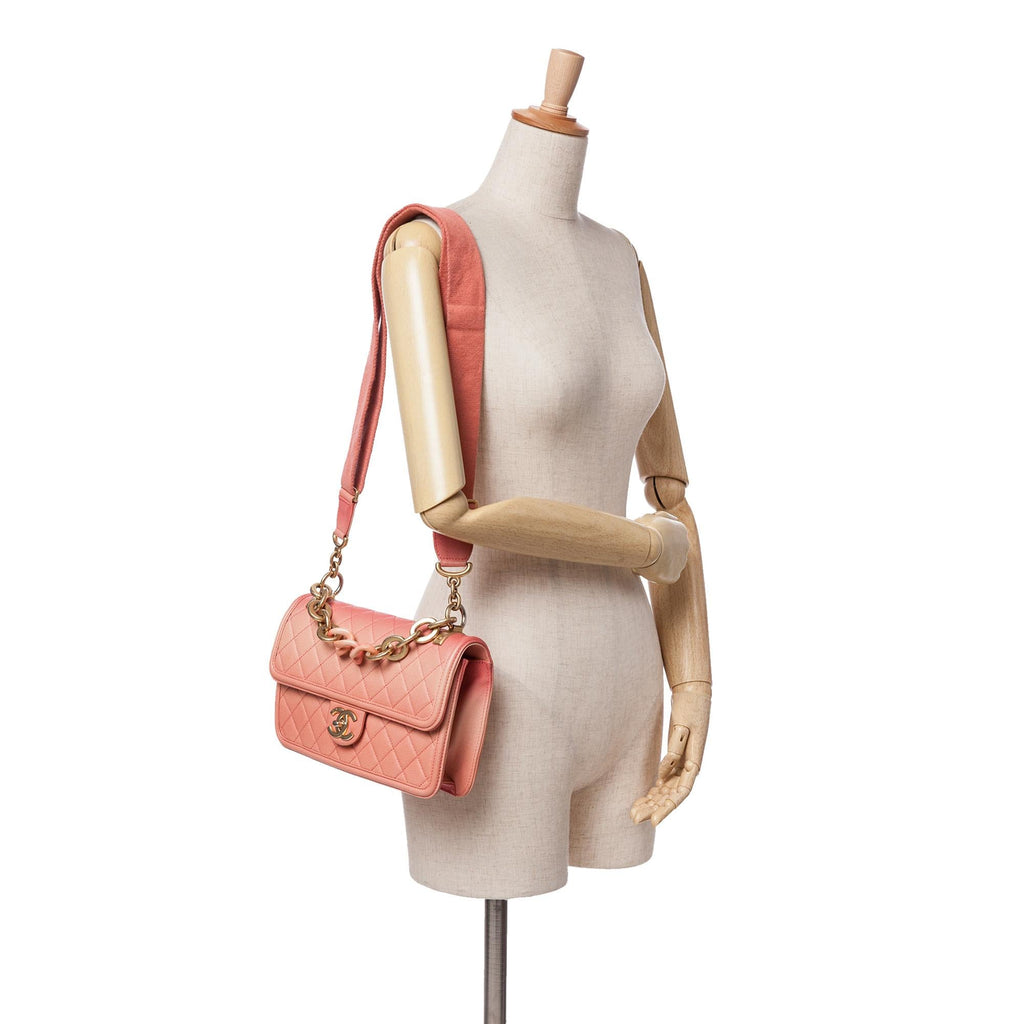 Chanel Medium Quilted Caviar Sunset On The Sea Flap