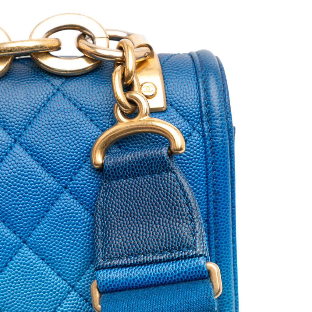 Chanel Medium Quilted Caviar Sunset On The Sea Flap