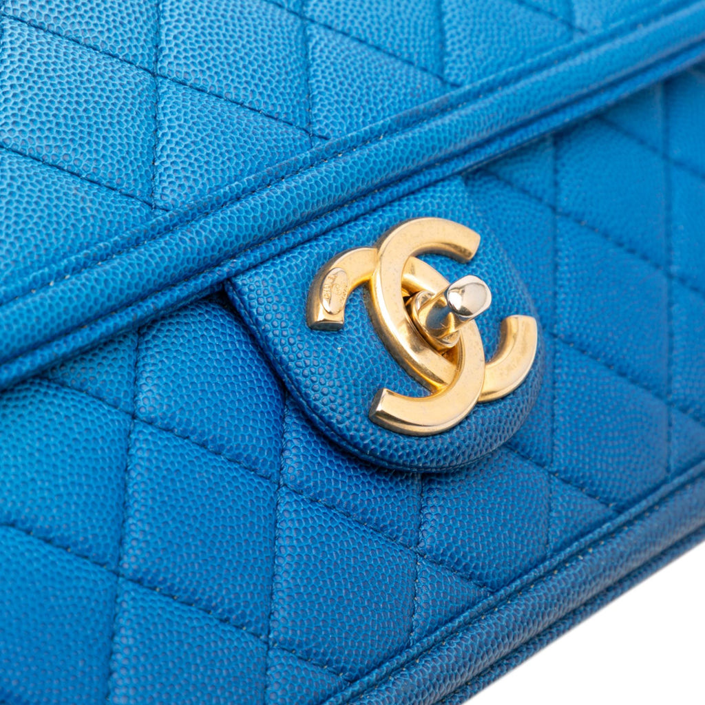 Chanel Medium Quilted Caviar Sunset On The Sea Flap