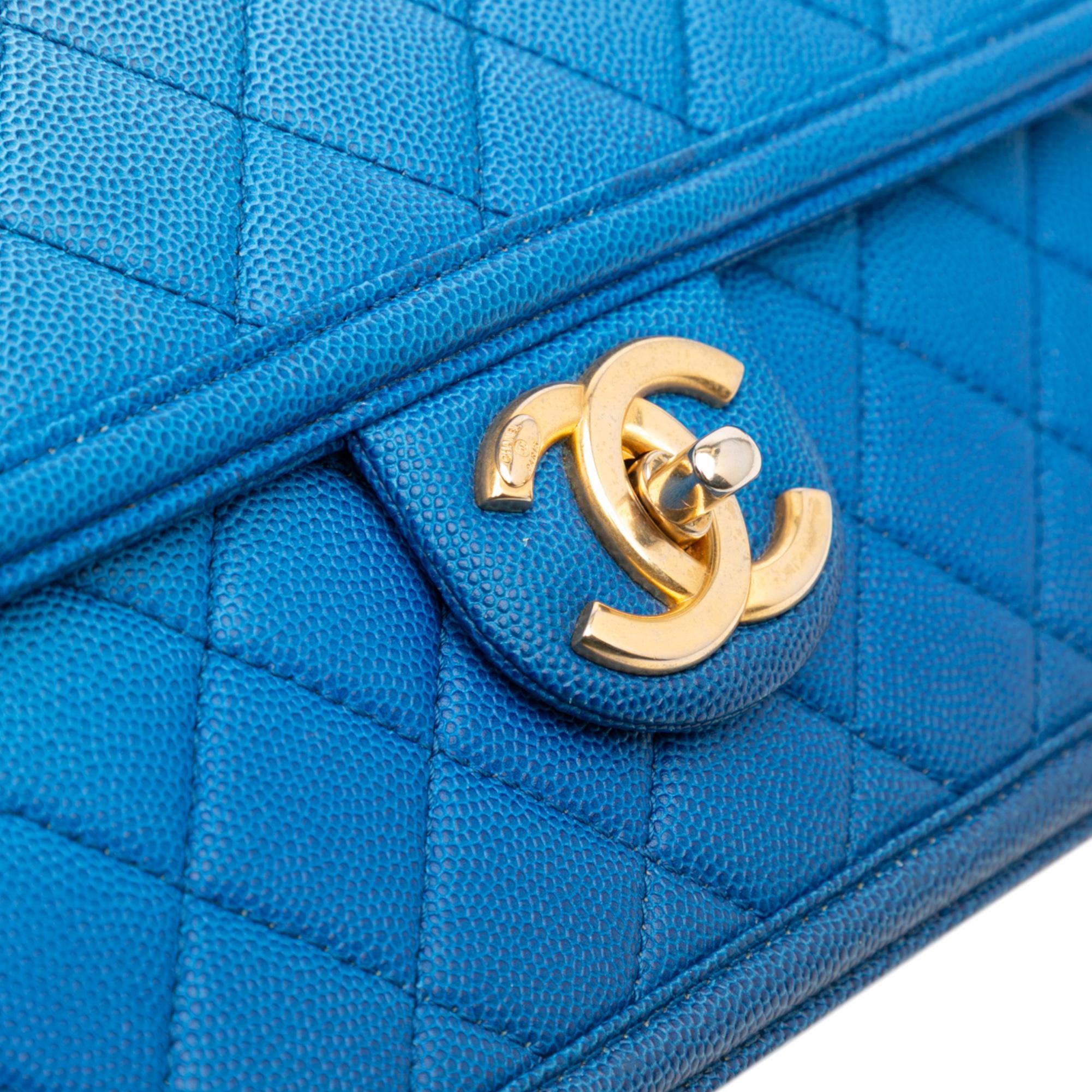 Chanel Medium Quilted Caviar Sunset On The Sea Flap