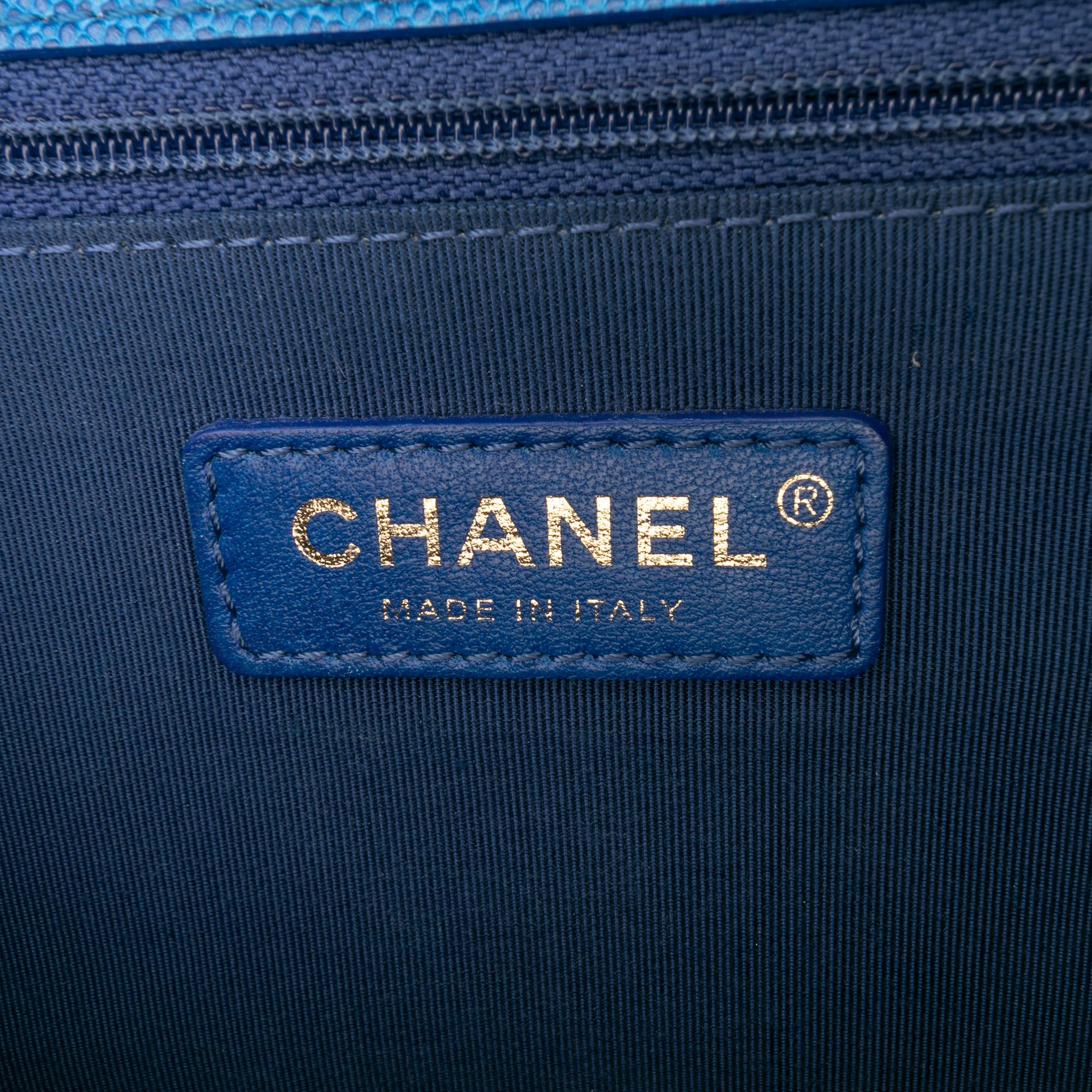 Chanel Medium Quilted Caviar Sunset On The Sea Flap