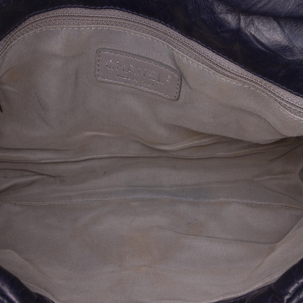Chanel Medium Quilted Crinkled Calfskin Ultra Stitch Flap