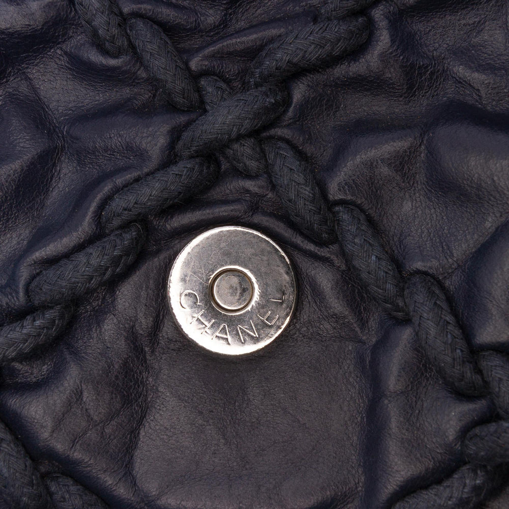Chanel Medium Quilted Crinkled Calfskin Ultra Stitch Flap