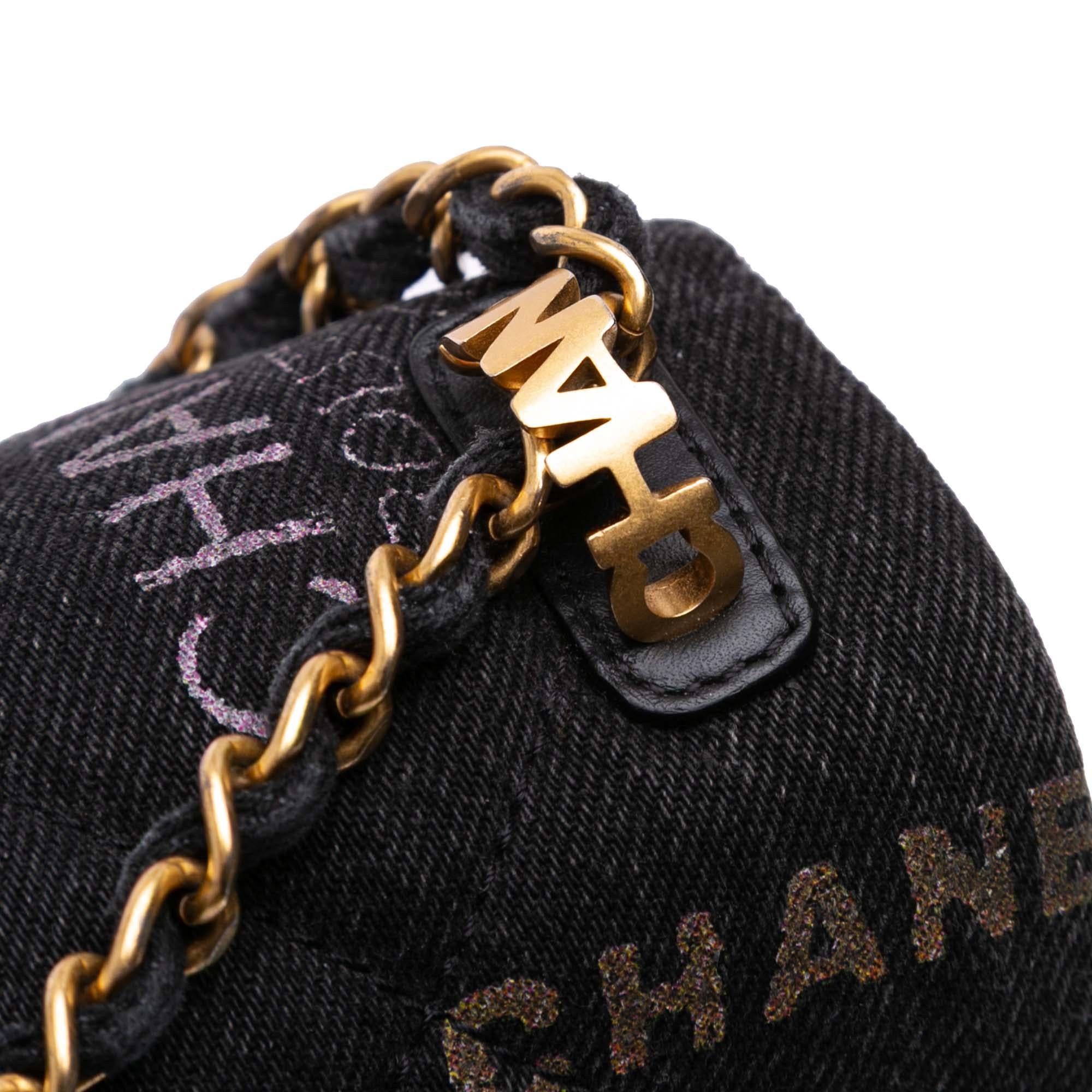 Chanel Medium Quilted Denim Mood Flap