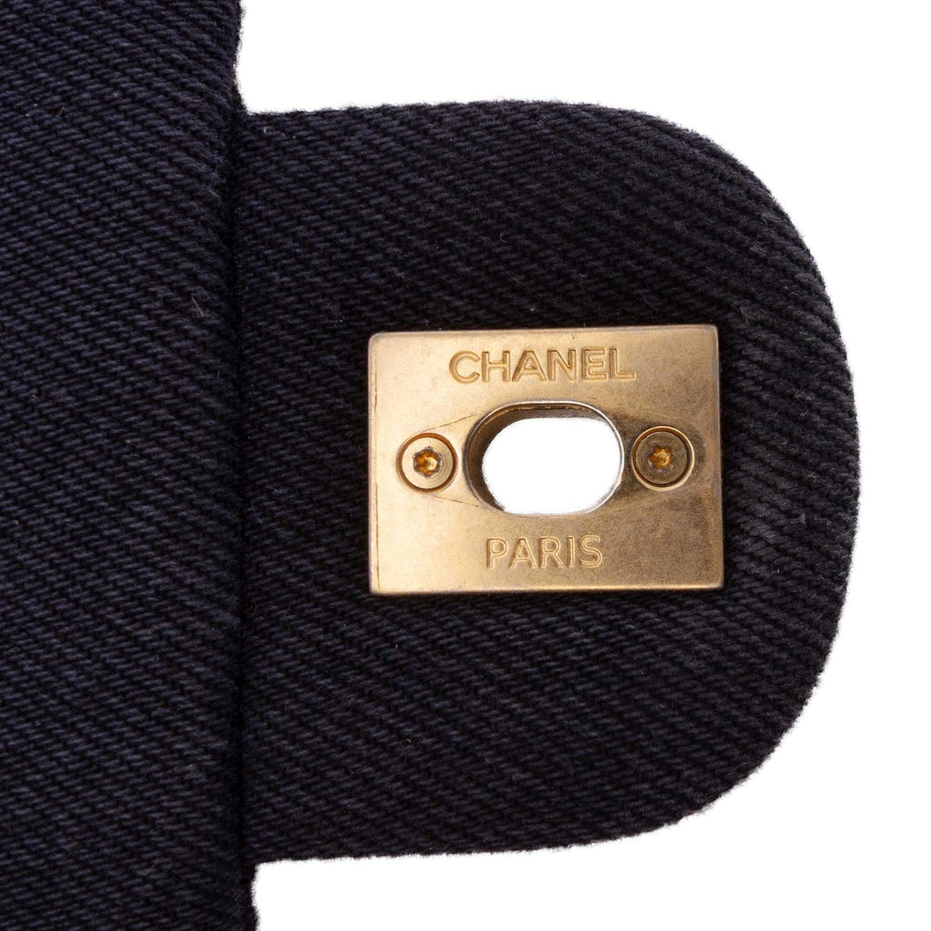 Chanel Medium Quilted Denim Mood Flap