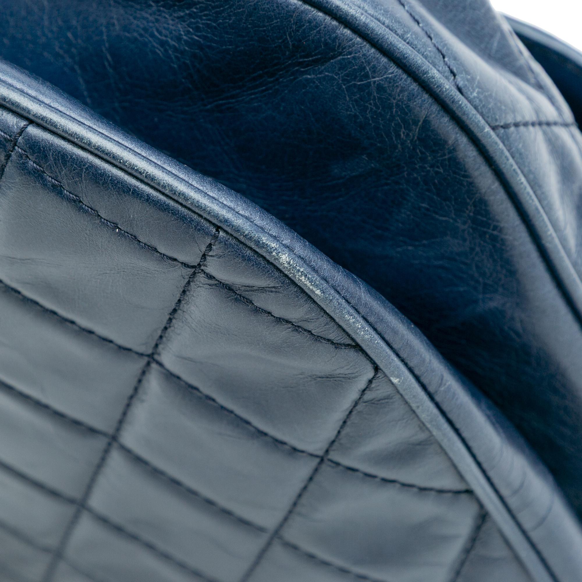 Chanel Medium Quilted Glazed Calfskin Bubble CC Flap