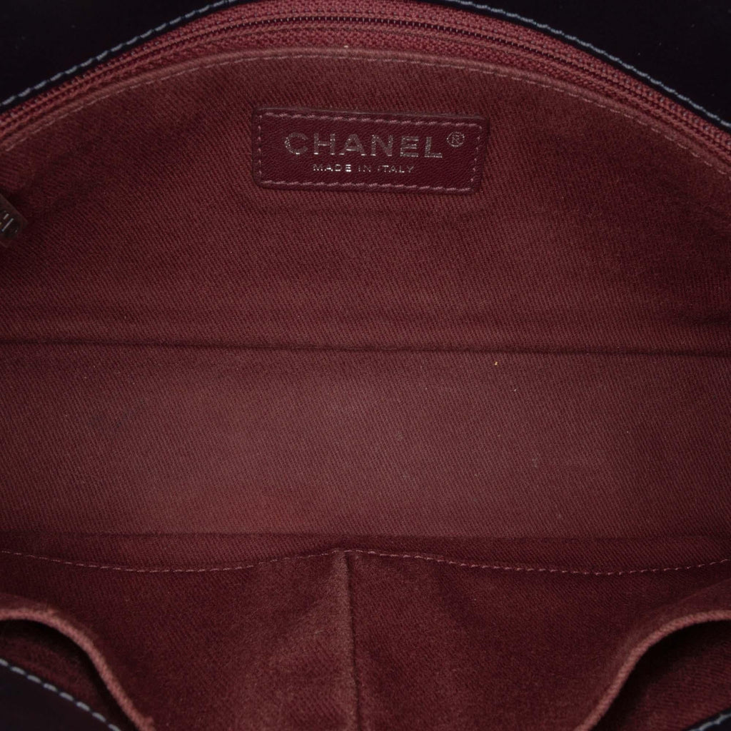 Chanel Medium Quilted Glazed Calfskin Coco Pleats Flap